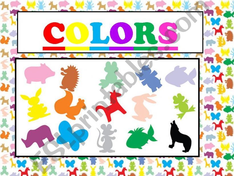 COLORS powerpoint