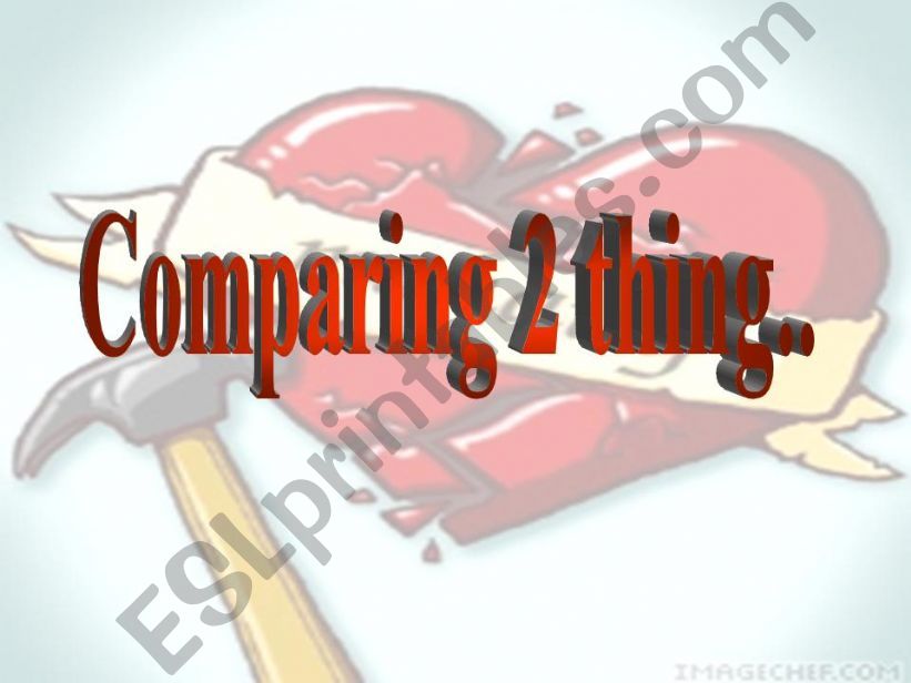 comparing + adj powerpoint