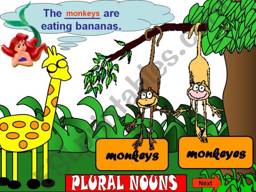 Plural Nouns (*15 slides * Animated with sound*)