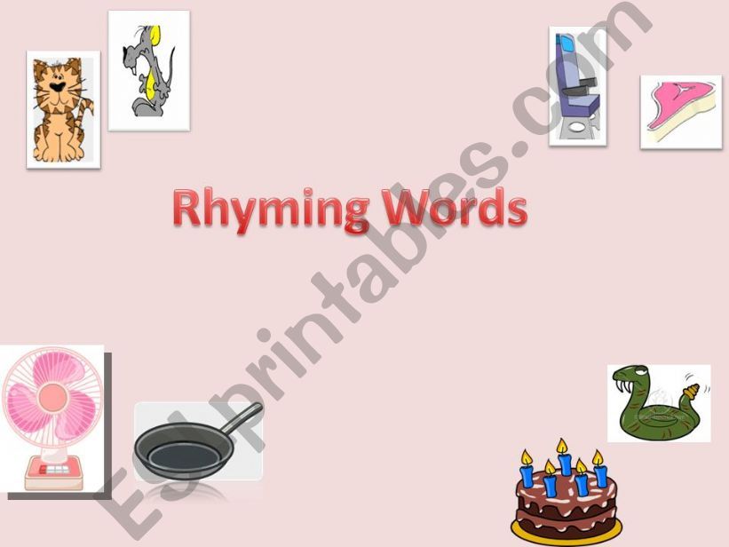 Rhyming words powerpoint