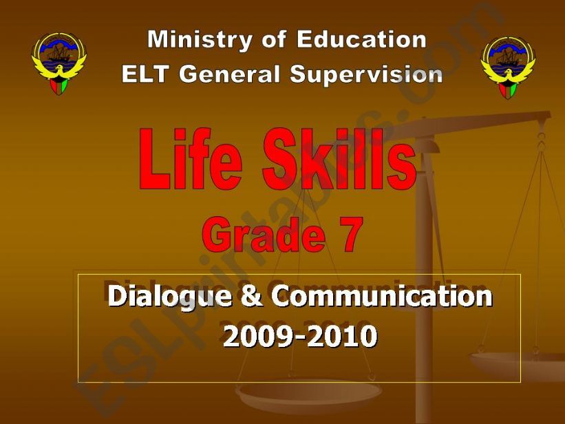 ESL English PowerPoints life skills