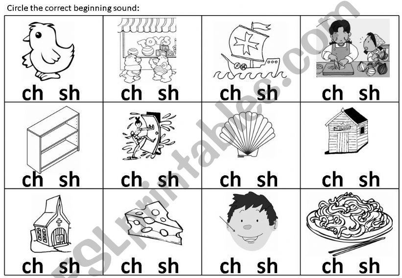 Digraphs CH/SH powerpoint