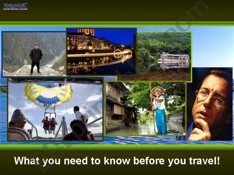 What you should know before you travel