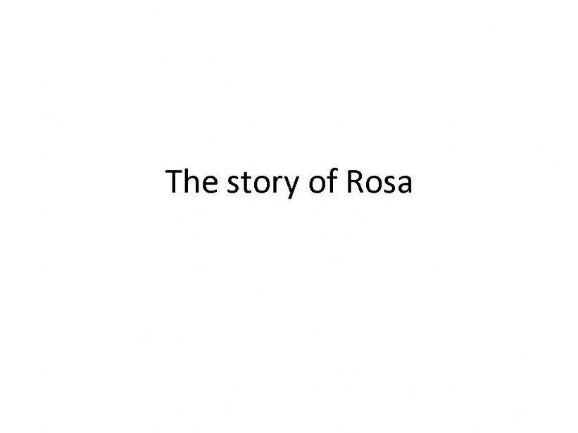 The Story of Rosa Park powerpoint