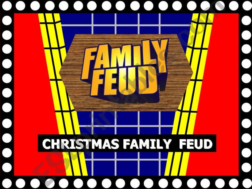 Christmas FAMILY FEUD powerpoint