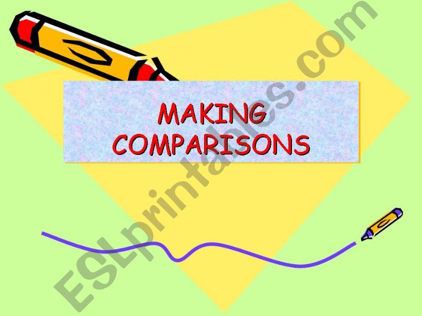 Comparatives and Superlatives powerpoint