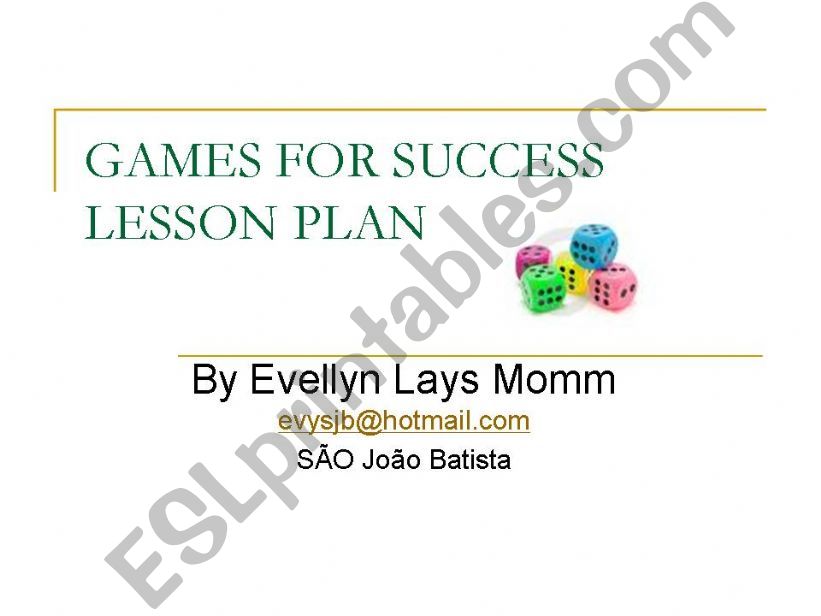 games to learn English successfully part II