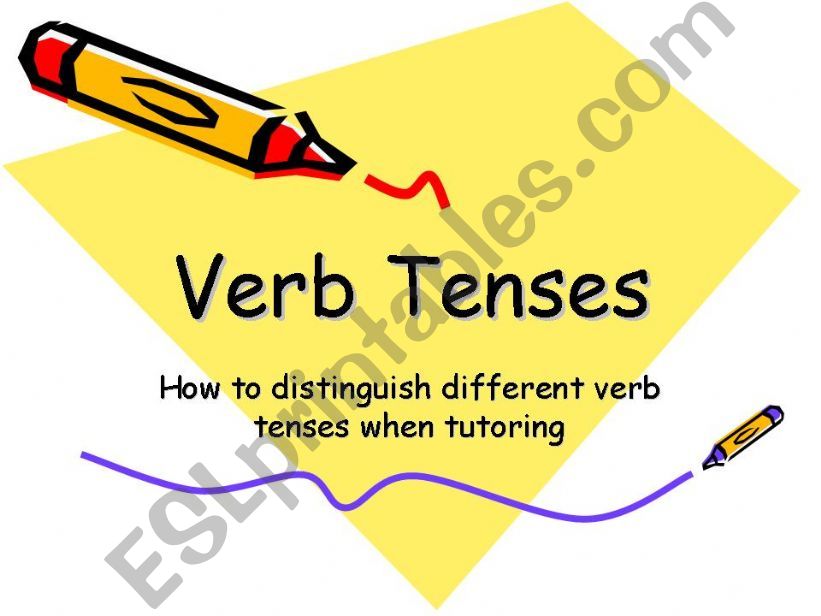 verb tenses powerpoint