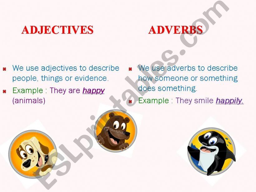 adjectives and adverbs powerpoint