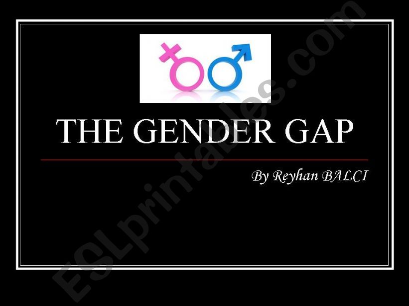 The Gender Gap powerpoint