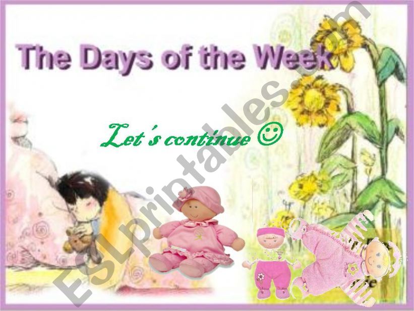 days of the week (2) powerpoint