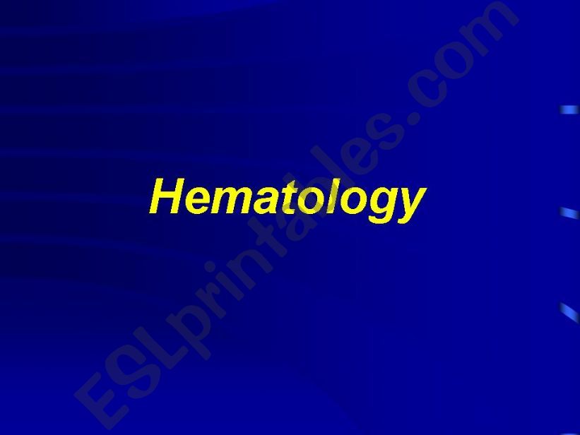 hematology powerpoint