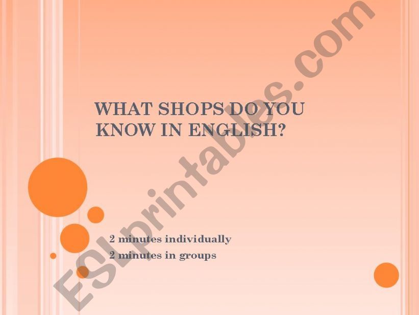 shops powerpoint