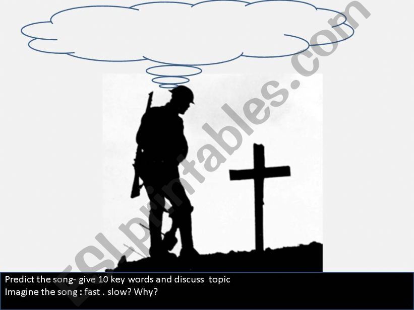 song by MUSE, soldiers poem  powerpoint