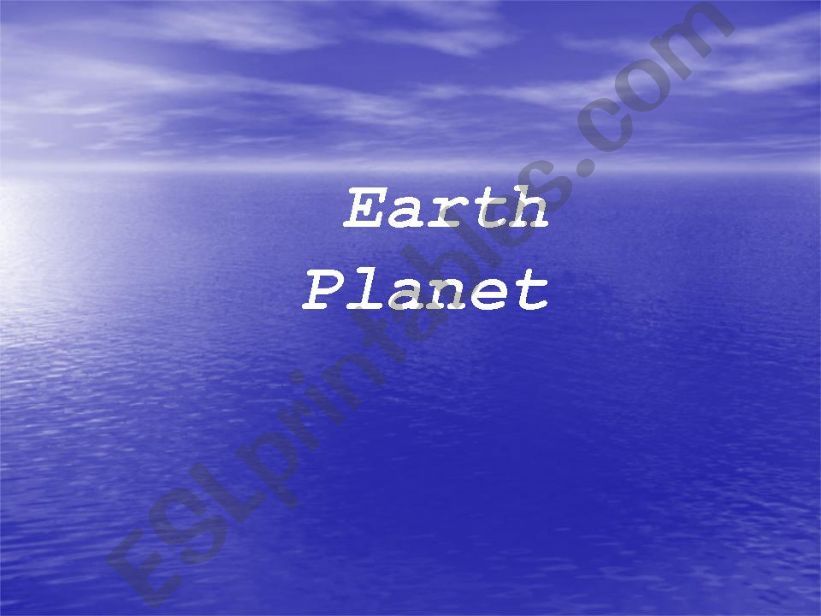 Earth powerpoint