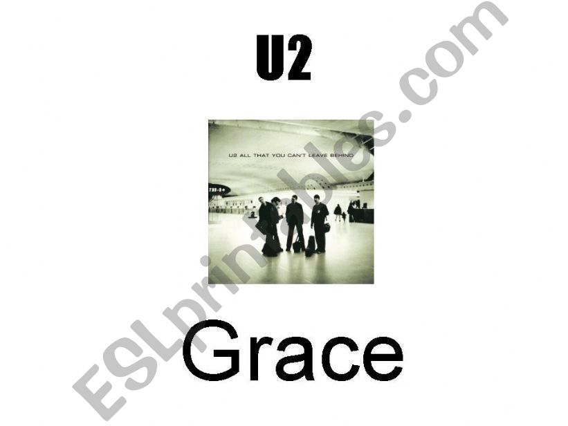 U2 GRACE working on diphtongs powerpoint