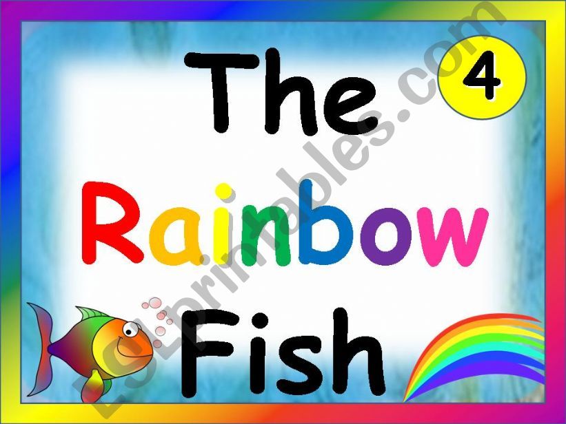 The Rainbow Fish Story (Animated with Sound) part 4 of 4