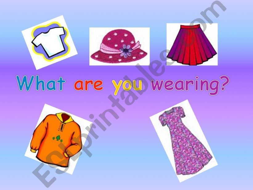 clothes powerpoint