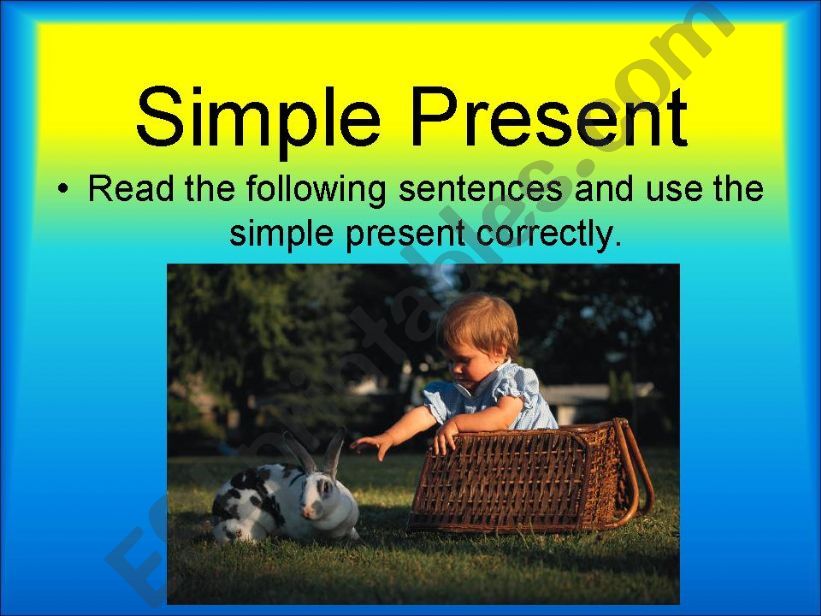 simple present powerpoint