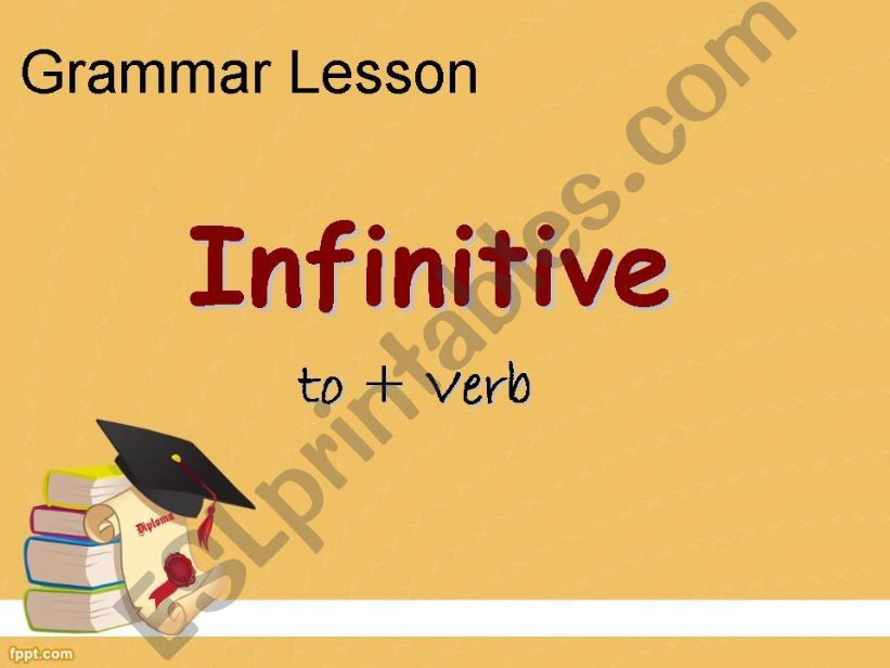 Infinitive powerpoint