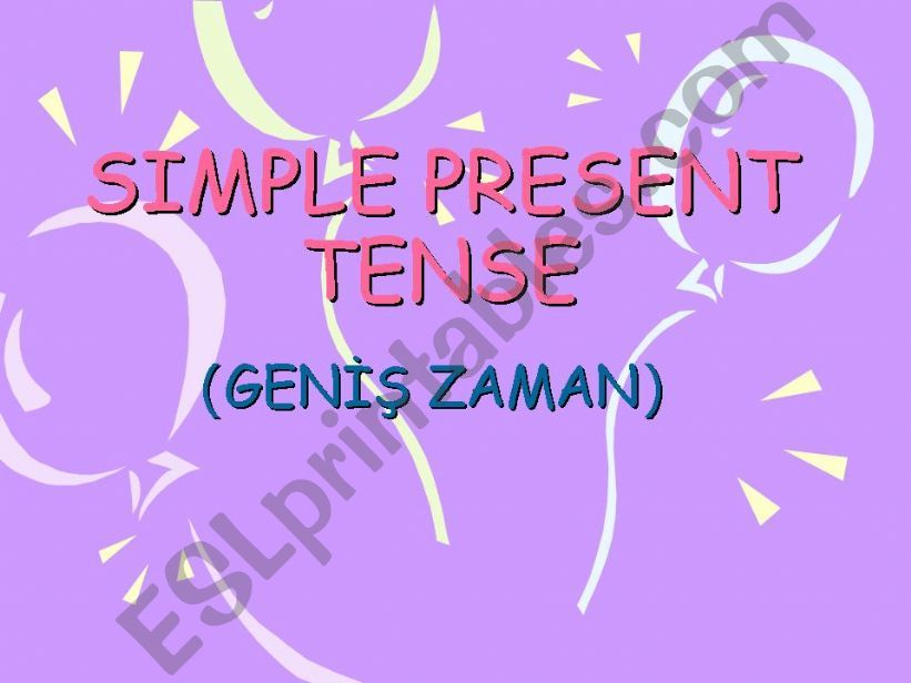 simple present tense powerpoint