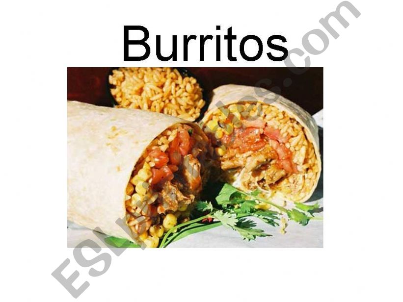 Burritos powerpoint