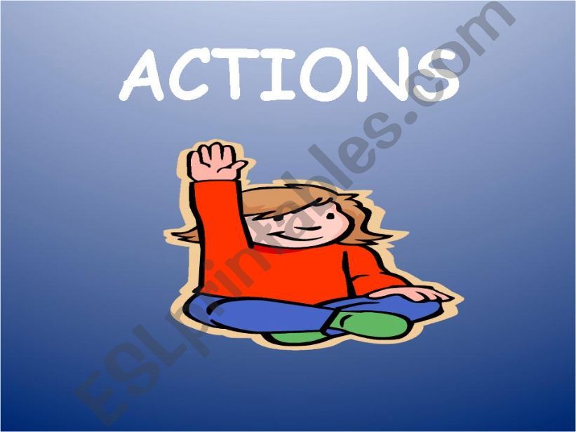 Actions powerpoint