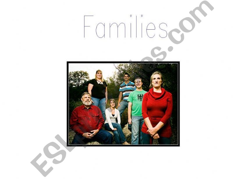 Families powerpoint