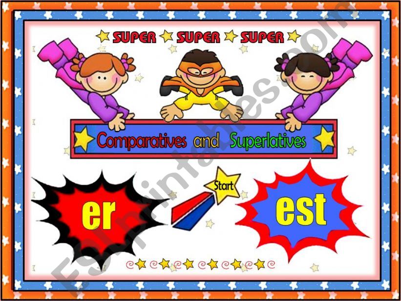 Comparatives & Superlatives - 1/5