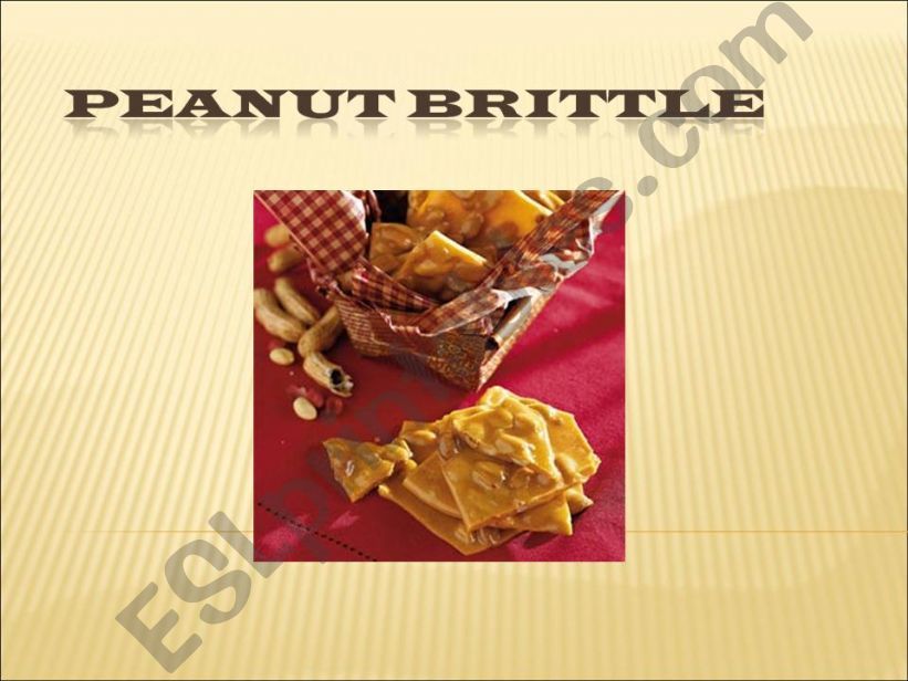 Peanut Brittle powerpoint