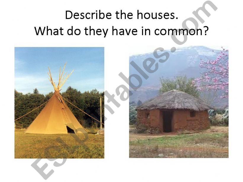 houses 1/2 powerpoint