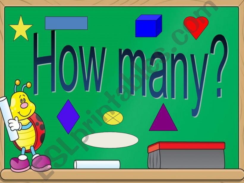 Shapes and numbers powerpoint