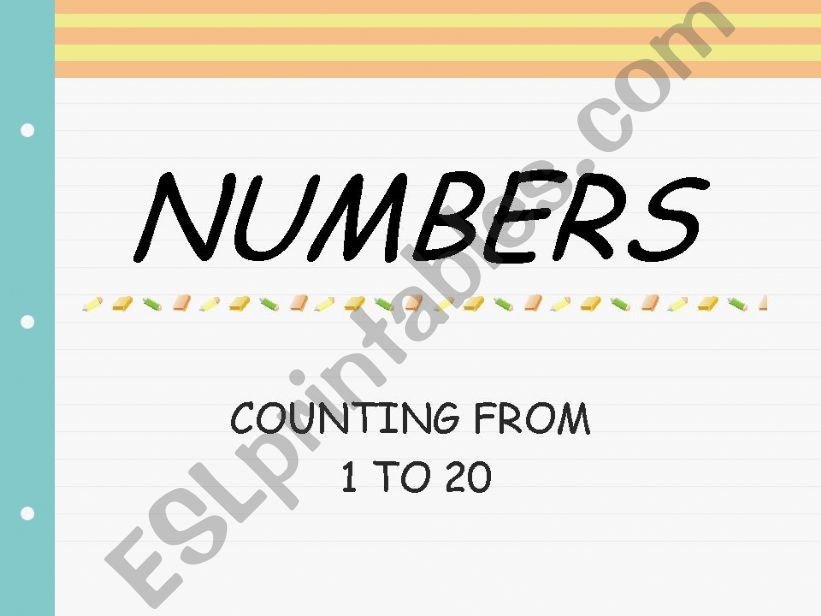 Numbers powerpoint