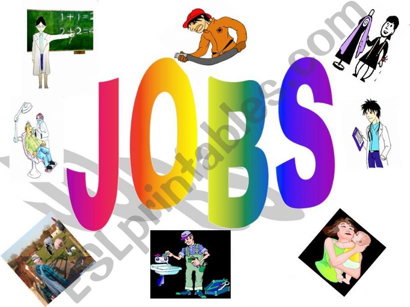 JOBS Vocabulary Teaching  powerpoint