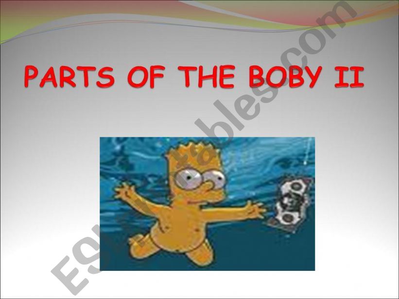 parts of the body (II) powerpoint