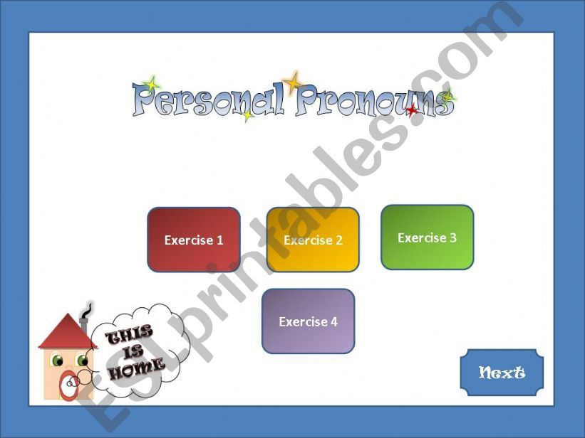 Personal Pronouns 1/2 powerpoint