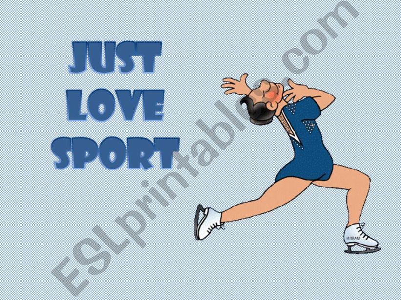 Just love sport (2/2) powerpoint