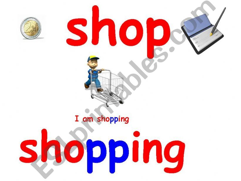 present CONTINUOUS TENSE  (all the pictures are animated) 2/2