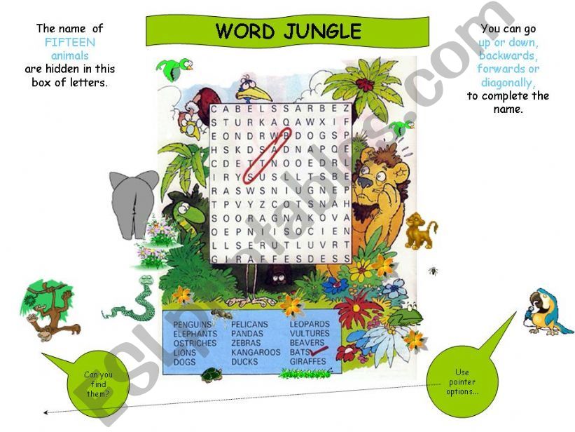 Word Jungle powerpoint