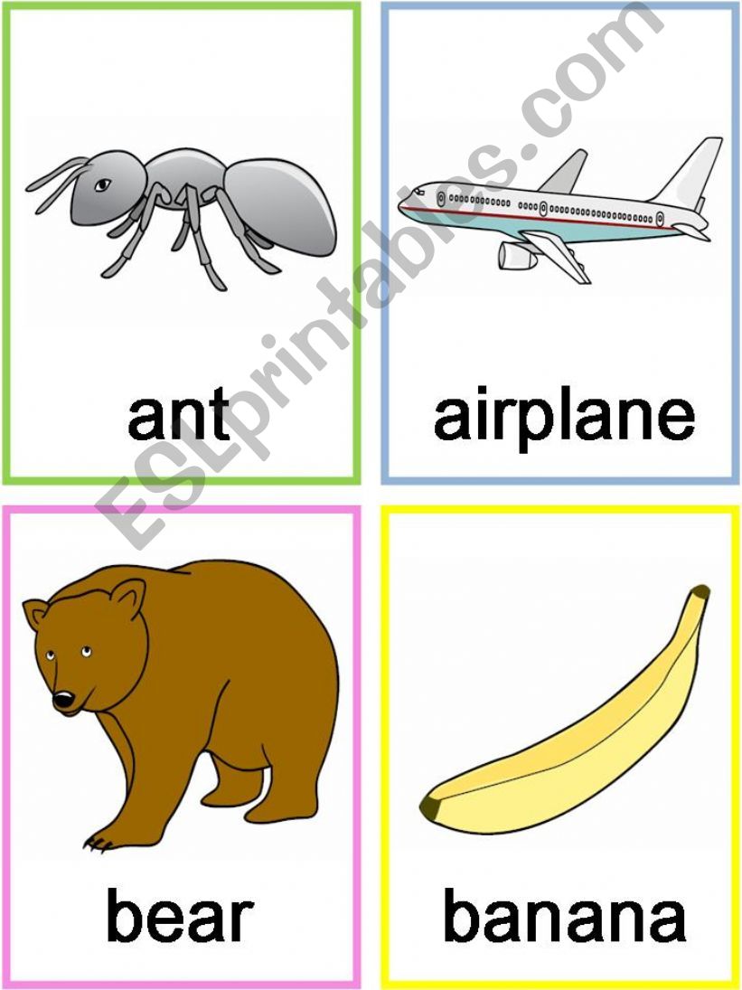 basic words flashcards powerpoint