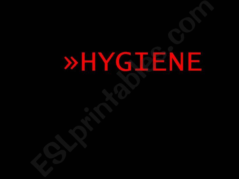 hygiene powerpoint