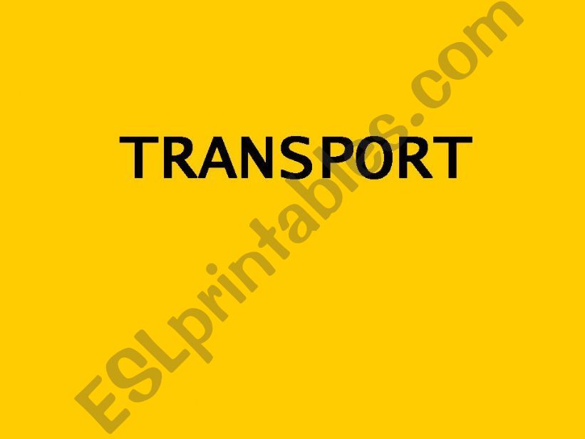 transport powerpoint