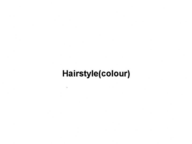 hair colour powerpoint