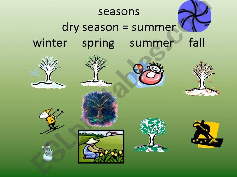 nature and seasons powerpoint