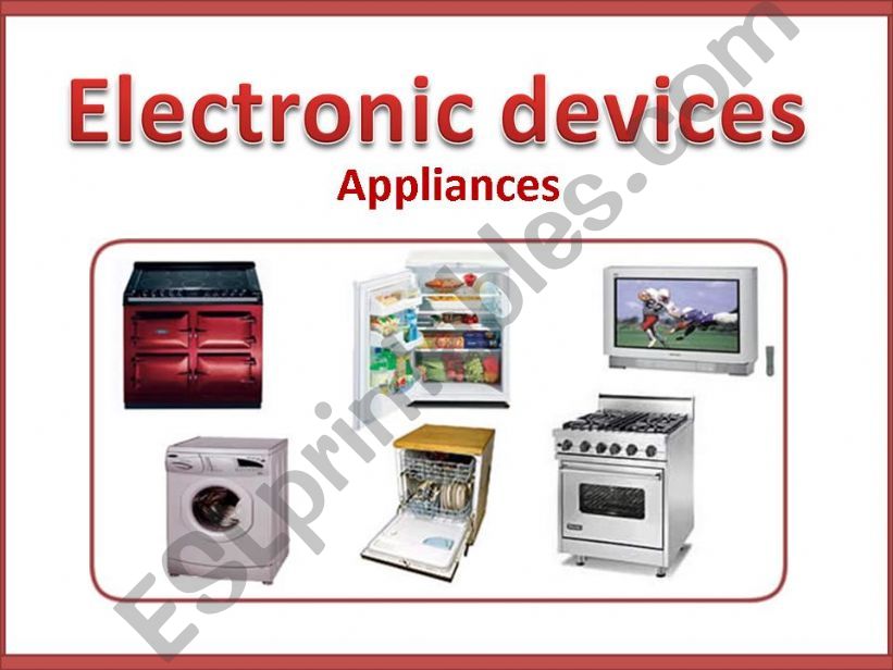 Electronic devices ( Appliances ) 1