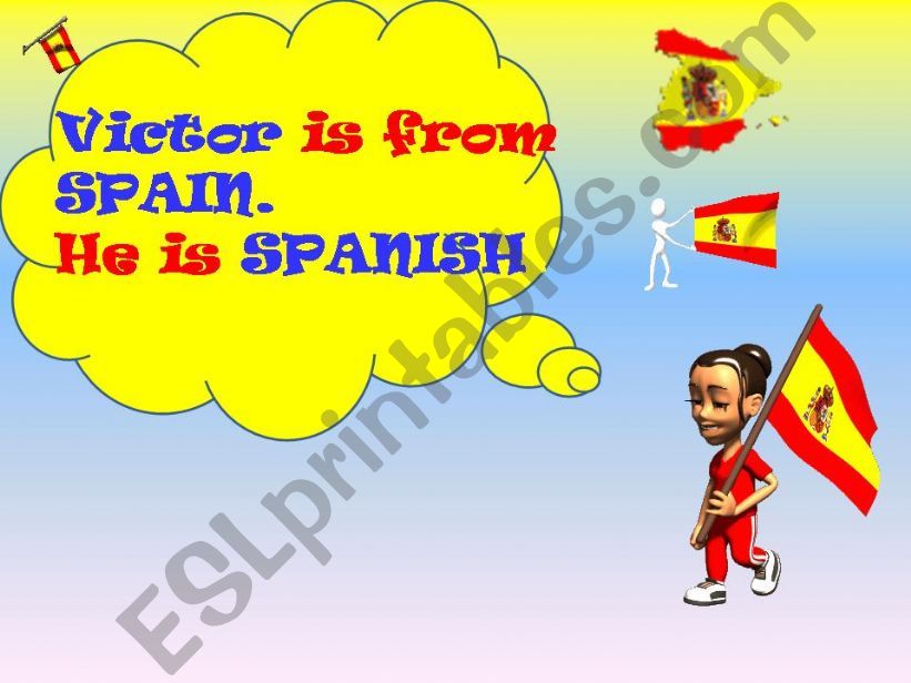 COUNTRIES AND NATIONALITIES  2  (all ANIMATED PICTURES)