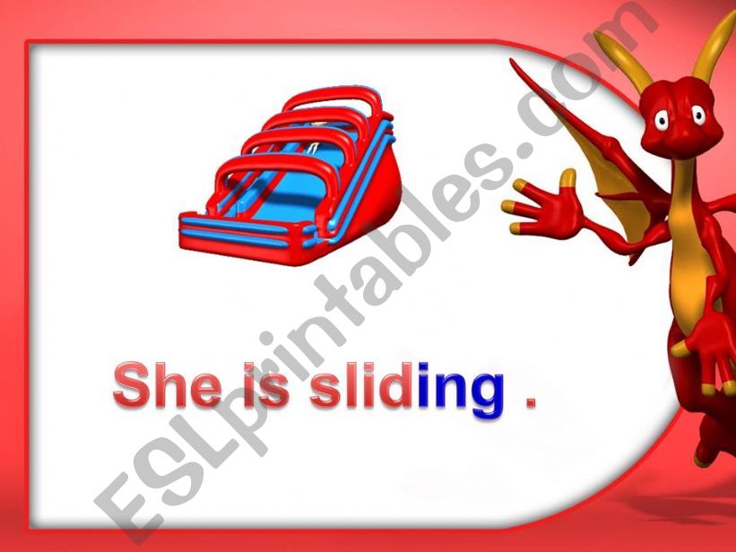 PRESENT CONTINUOUS TENSE powerpoint