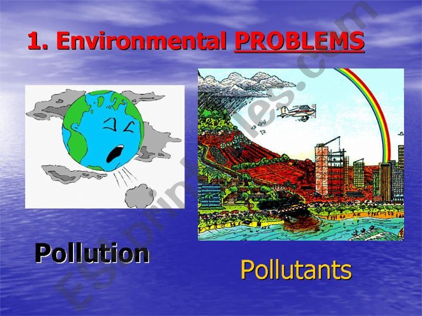Environmental problems powerpoint