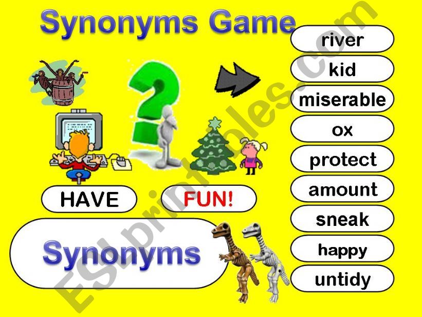 Synonyms Game powerpoint