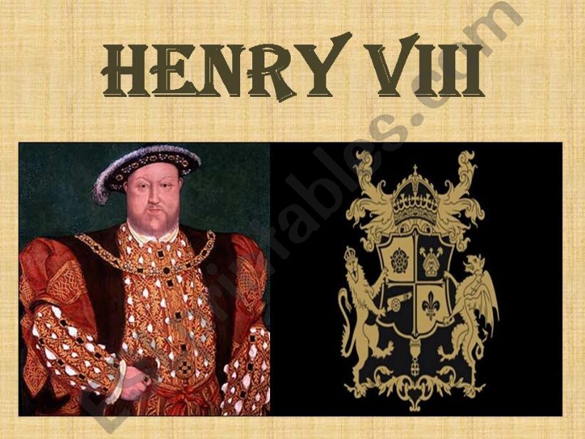 HENRY VIII powerpoint